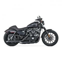 vance & hines twin slash 3" slip-on pcx mufflers blk - 14-20 XL