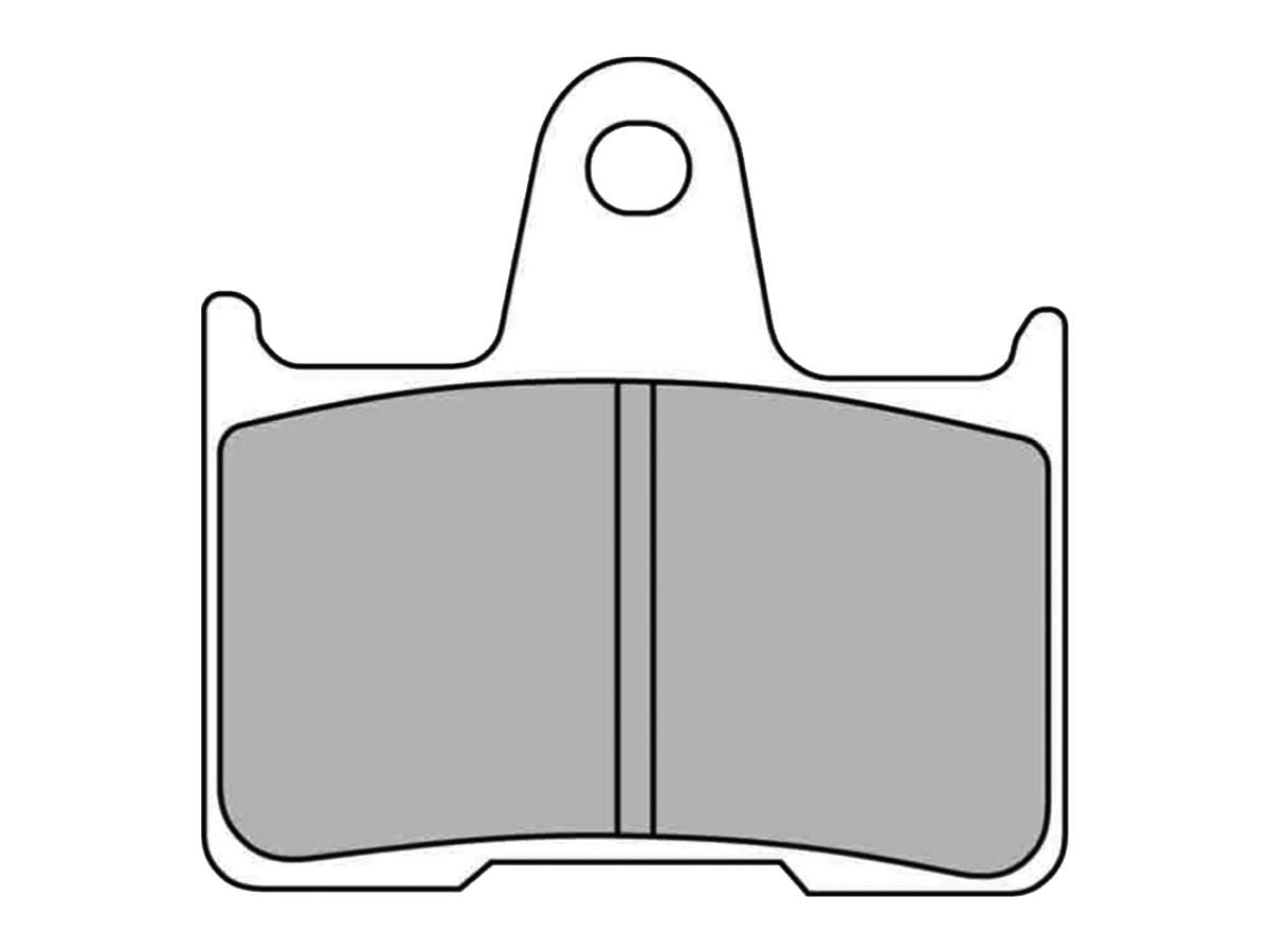 mcs rear brake pads sintered - 14-22 XL