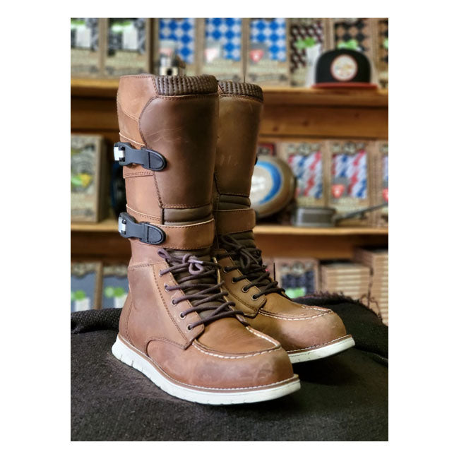 holy freedom terminator high waterproof boots - brown
