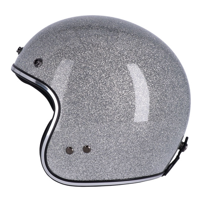 roeg jett helmet - disco leftl silver