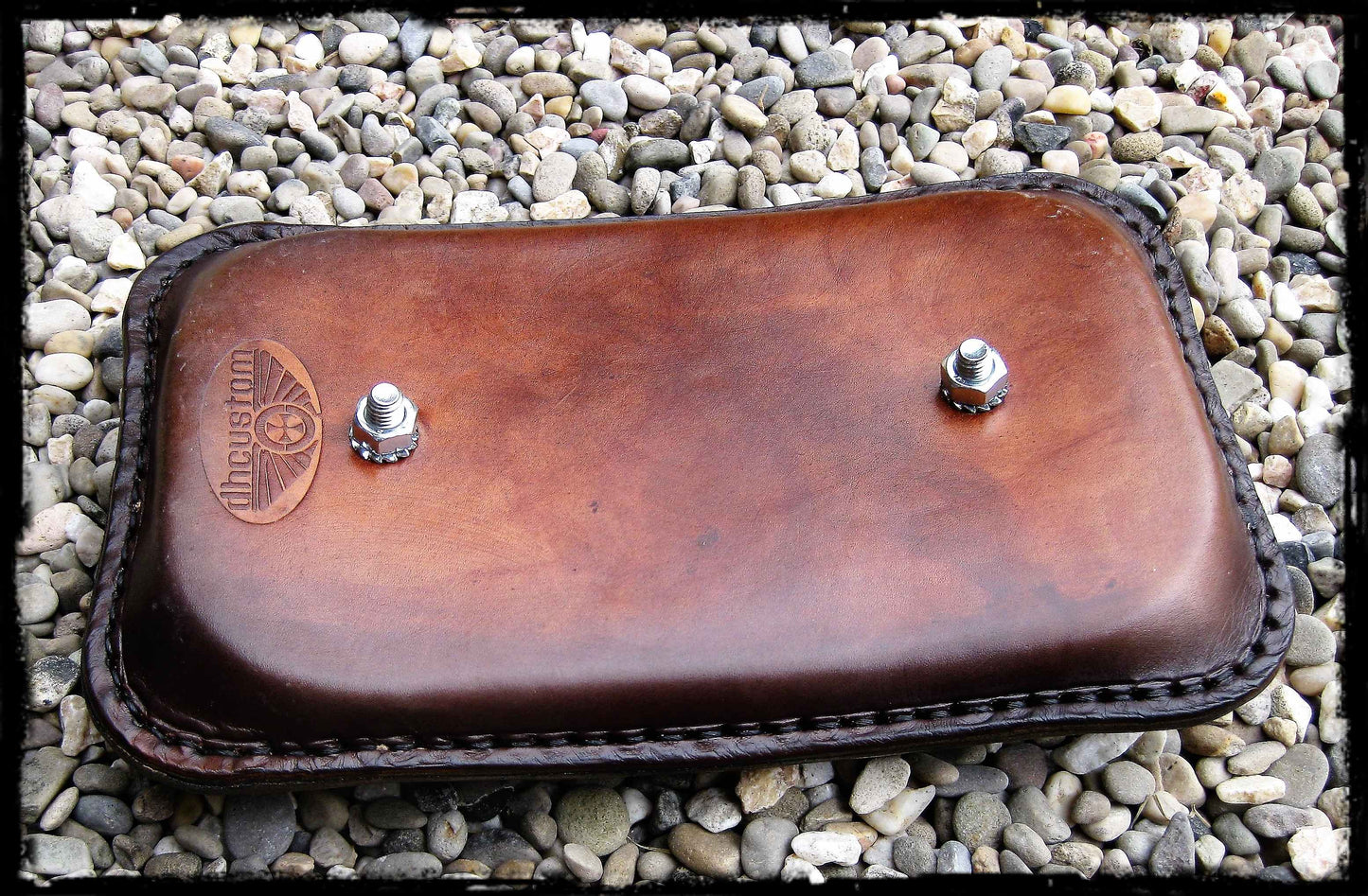 dhcustom together leather pillion pad