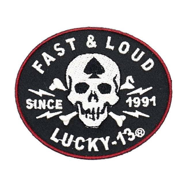 lucky 13 loud and fast felvarró