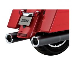 vance & hines hi-output slip-on mufflers blk - 17-24 Touring