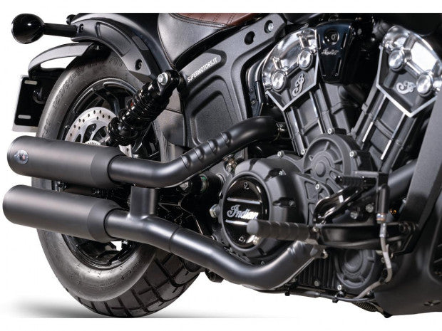 v-performance double slip-on muffler set - Indian Cruiser