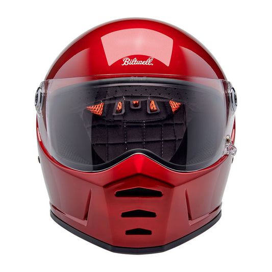 biltwell lane splitter helmet - Cherry Red