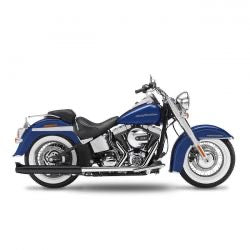 kesstech 2-2 FLSTS crossover slip-on ESM2 blk - 07-11 Softail