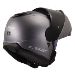 ls2 strobe II helmet matt titanium
