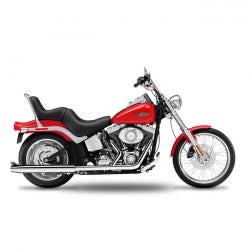 kesstech 2-2 FLSTS crossover slip-on ESM2 chr - 07-11 Softail