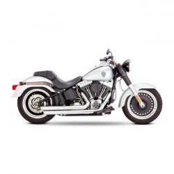 vance & hines 2-1/2" bigshots staggered pcx exhaust chr - 86-17 FXS/ 10-11 CVO