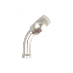 trw varioflex banjo fitting silver 3/8"-10mm, 45 degree down