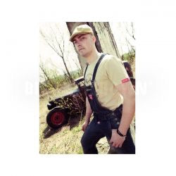 rusty pistons bedford bib overall