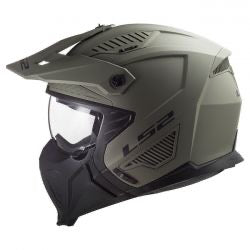 ls2 drifter helmet matt sand olive