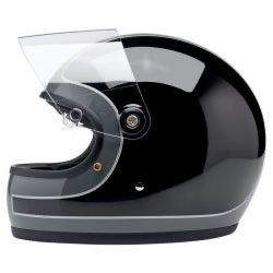 biltwell gringo s helmet storm gray/ black tracker gloss