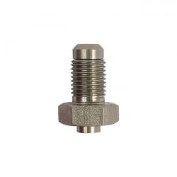 trw varioflex brake line connector stainless 3/8"x24 UNF