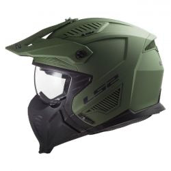ls2 drifter helmet matt military green