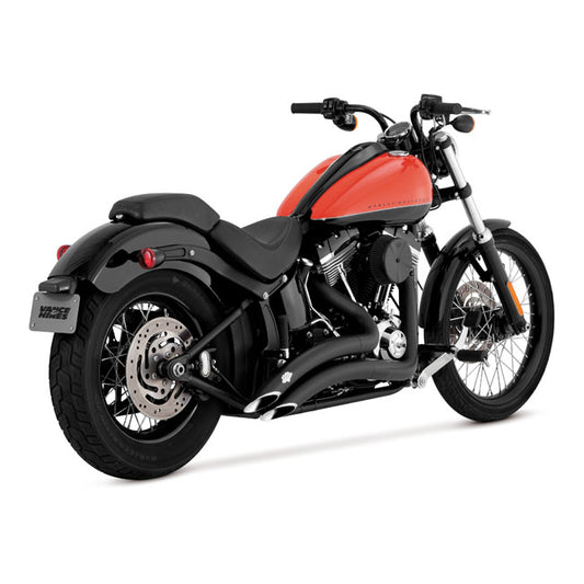 vance & hines big radius fekete 2-2 kipufogórendszer Softail - 1986-2017