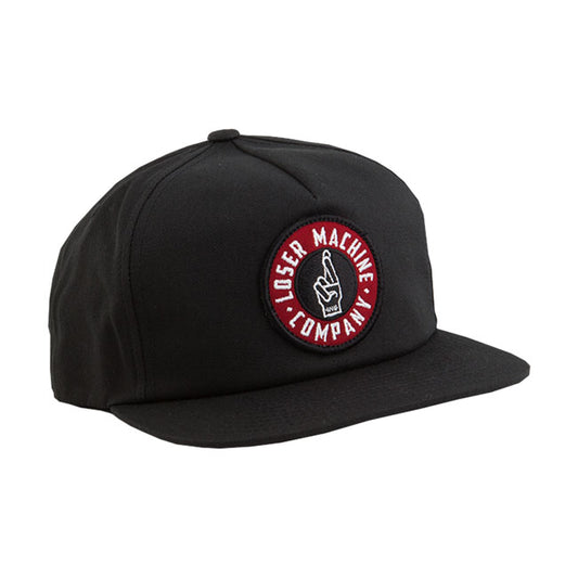 loser machine good luck snapback cap blk