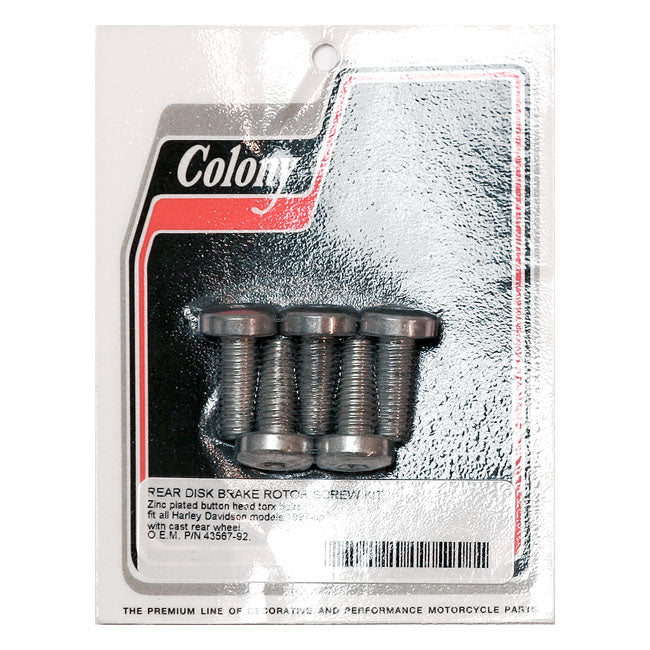 torx féktárcsa lencsefejű csavar készlet - horganyzott - Big Twin/ XL/ V-Rod/ FX/ FL
