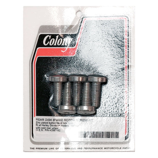 torx féktárcsa lencsefejű csavar készlet - horganyzott - Big Twin/ XL/ V-Rod/ FX/ FL