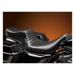 le pera bare cherokee 2-up pleated seat blk - 08-24 FLT/Touring
