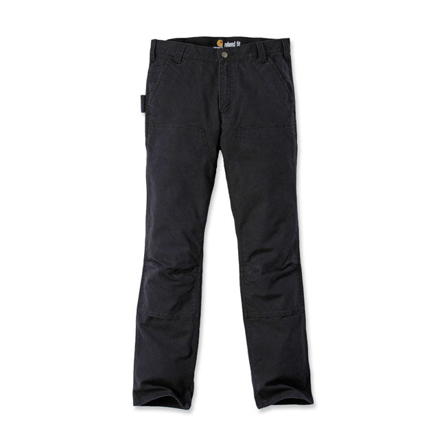 carhartt work pants stretch duck double front - black