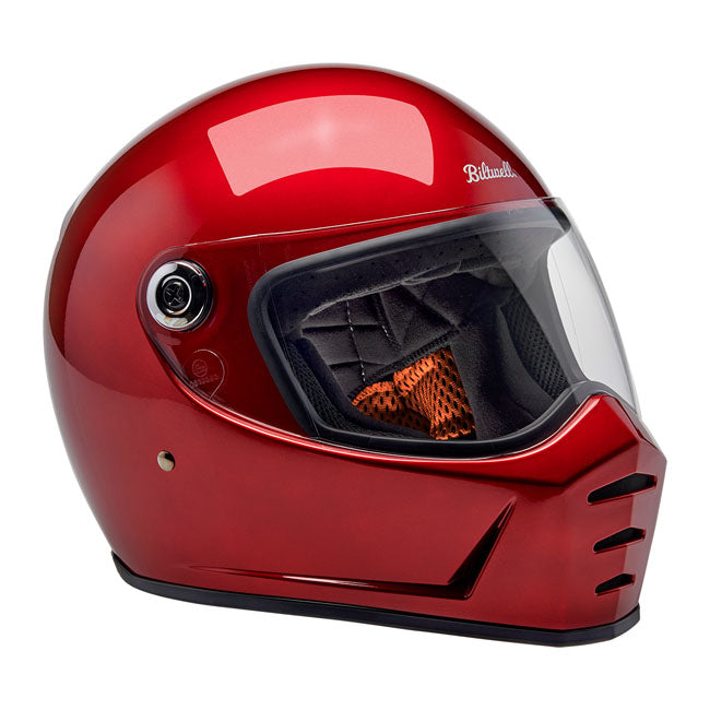 biltwell lane splitter helmet - Cherry Red