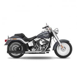 kesstech 2-2 FLSTS crossover slip-on ESM2 blk - 07-11 Softail