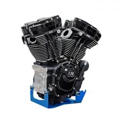 s&s 136 engine assembly blk edition - 17-24 M8 Touring
