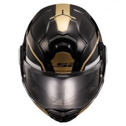 ls2 advant X metryk helmet black gold
