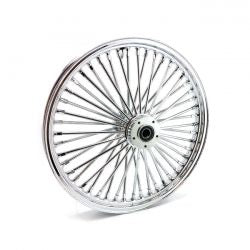 2.15 X 21 DF front wheel set 48 fat spokes chr - HD Custom Applications