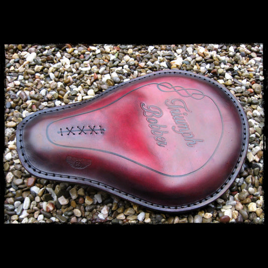 dhcustom old school reddish solo seat standard - universal