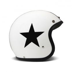dmd retro helmet star white