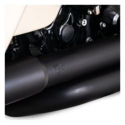 vance & hines pcx dresser duals crossover headers blk - 17-24 FLT/ 23-24 FLH