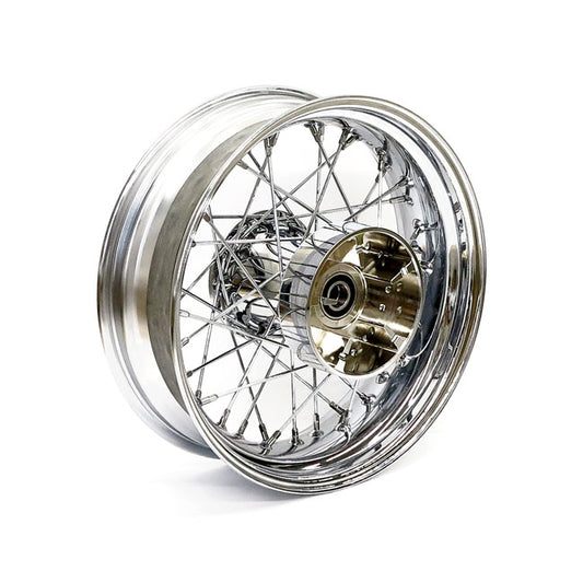 5.0 x 16 hátsó kerék szett 40 króm küllős - 2009-2021 Touring (No ABS)