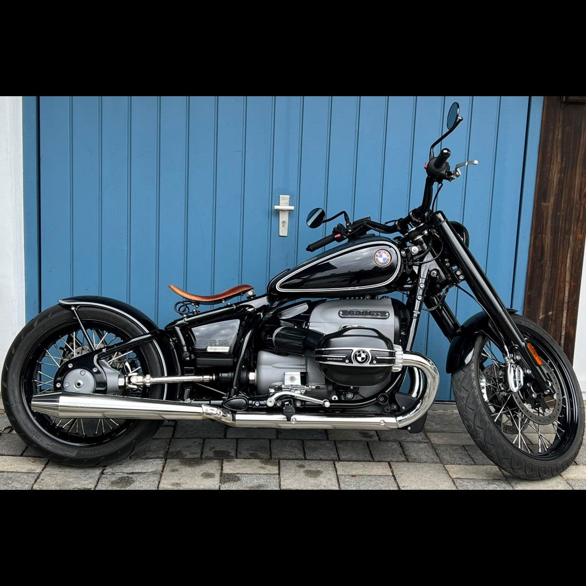 dhcustom line leather solo seat standard - universal