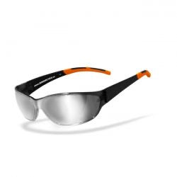 helly biker shades airshade glasses - laser silver