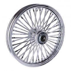 2.15 X 19 DF front wheel set 48 fat spokes chr - HD Custom Application