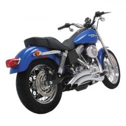 vance & hines 2-1/2" big radius 2-2 exhaust chr - 91-05 all Dyna