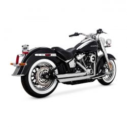 vance & hines 2-1/2" bigshots staggered pcx exhaust chr - 18-24 FX/FL/20-24 FXS