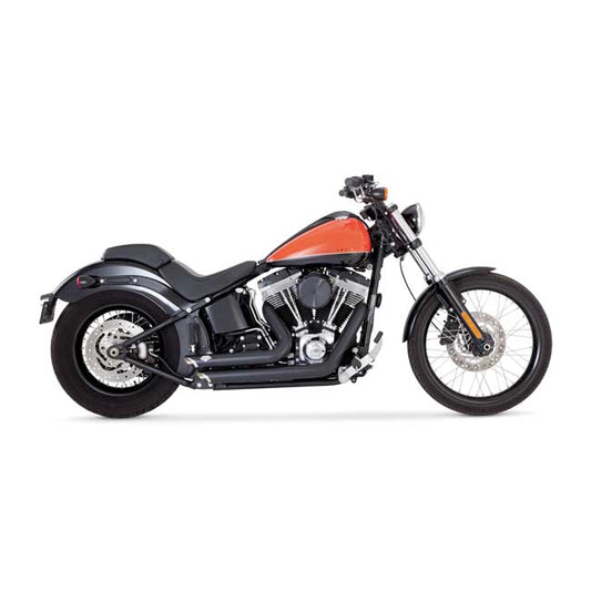 vance & hines shortshots staggered 2 1/2" 2-2 kipufogórendszer - 2012-2017 Softail