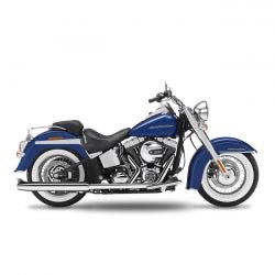 kesstech 2-2 FLSTS crossover slip-on ESM2 chr - 07-11 Softail