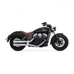 vance & hines twin slash 3" chr - 15-22 Indian Scout