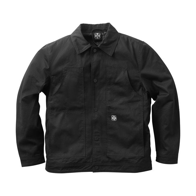 west coast choppers work jacket bélelt dzseki fekete