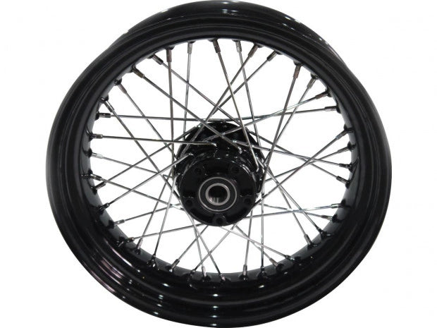 3.00 x 16 front wheel 40 spokes - blk - 13-17 FLS