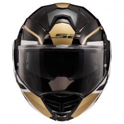 ls2 advant X metryk helmet black gold