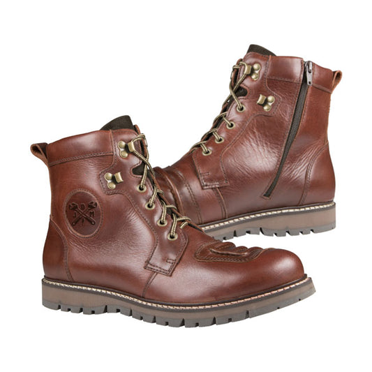 john doe daytona moto boots - brown