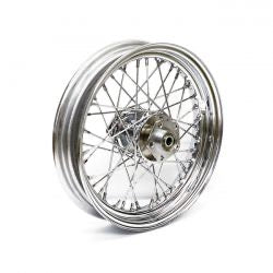 3.0 x 16 front/rear dual flanged wheel set 40 chr spokes - 73-84 FL/ 73-81 FX