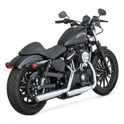 vance & hines twin slash 3" Slip-on pcx mufflers chr 14-22 XL