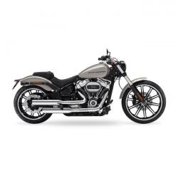 kesstech fusion long slip-on chr straight cut short - 114" M8 Softail