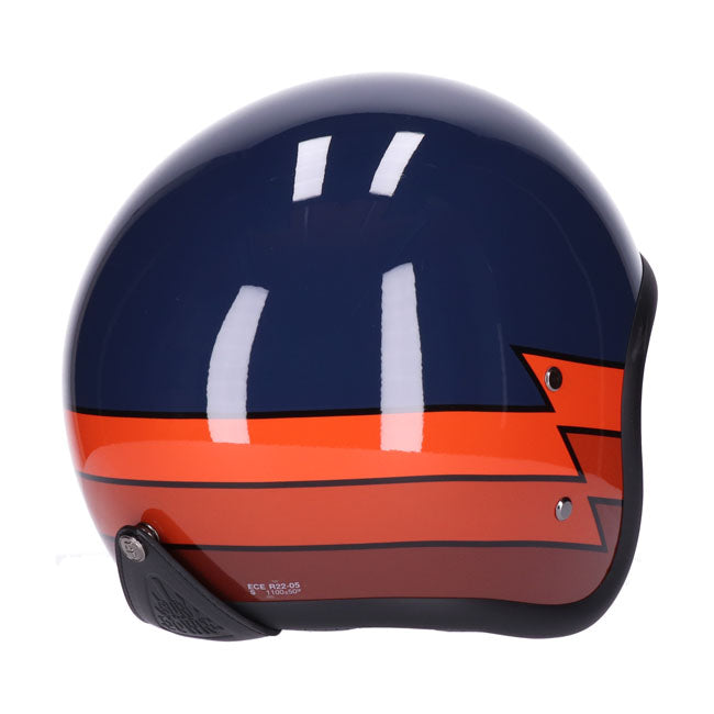roeg sundown jett helmet - lightnshirt gloss navy